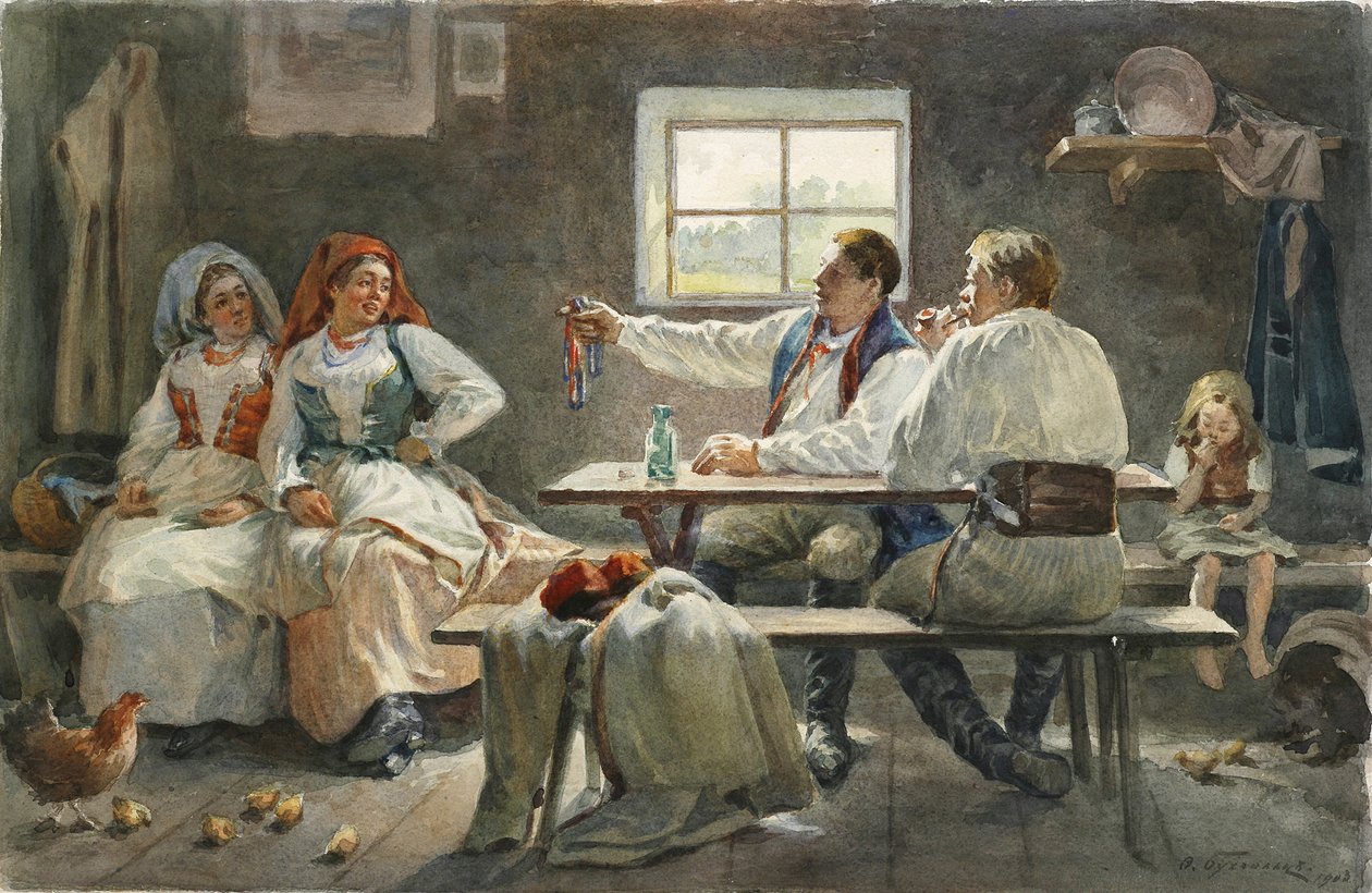 O Sedutor, 1903 de Fyodor Fyodorovich Buchholz