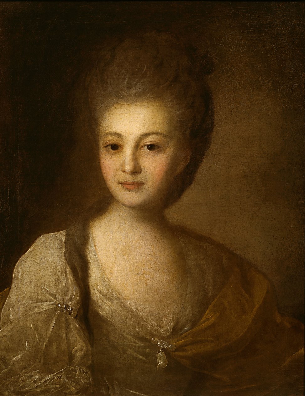 Russo: "Retrato de A.P.Struiskaya" Retrato de A.P.Struiskaya de Fyodor Rokotov