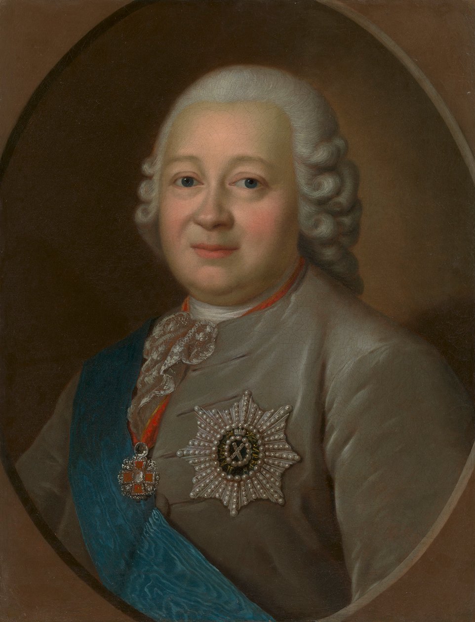 Retrato do General Conde Nikita Ivanovich Panin 1718-1783, década de 1770. de Fyodor Stepanovich Rokotov