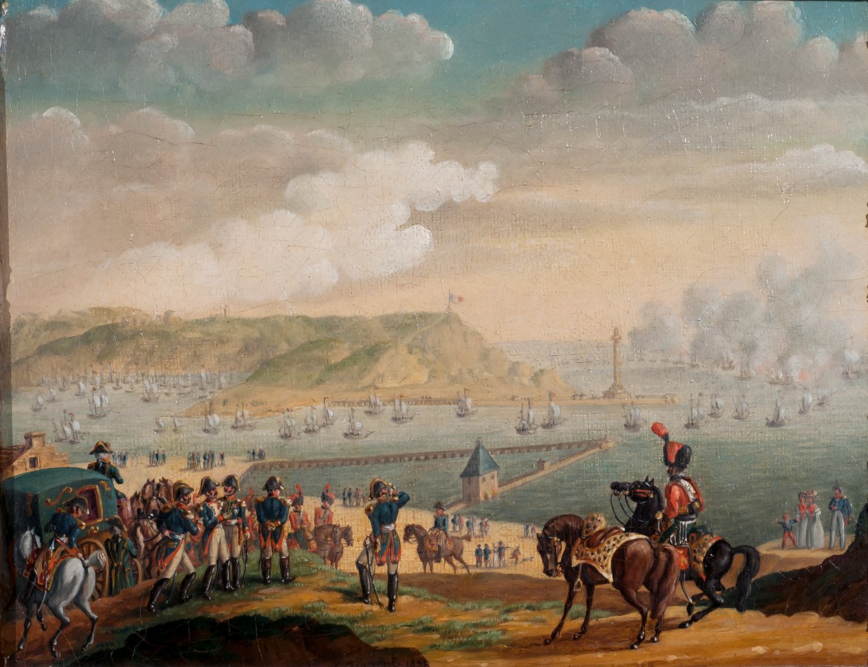 Chegada de Napoleão no acampamento de Bolorgue, 1835 de G. Beaufort