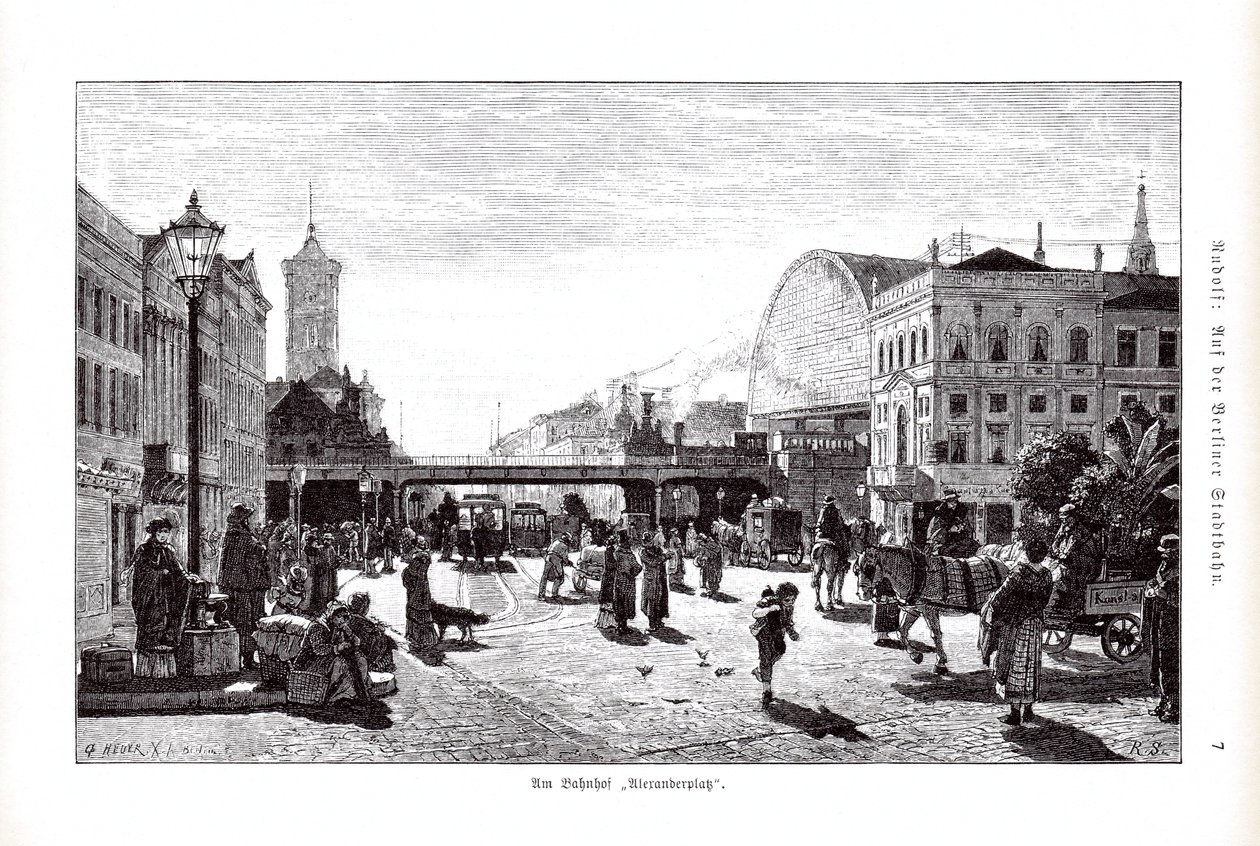 Na estação Alexanderplatz de G. Heuer