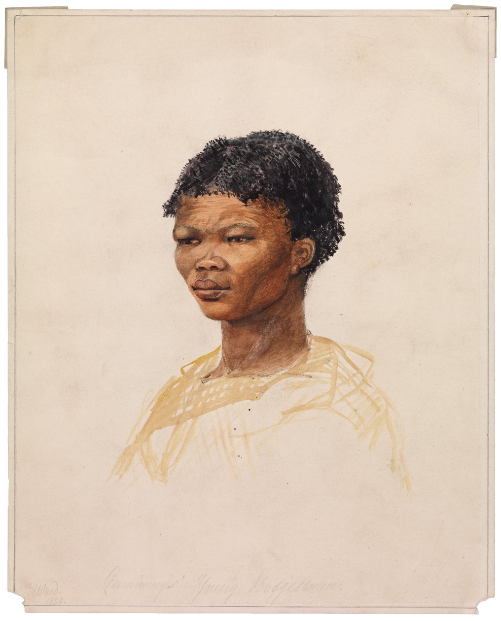 Jovem Bosjesman de Cumming, 1850 de G. S. Ward
