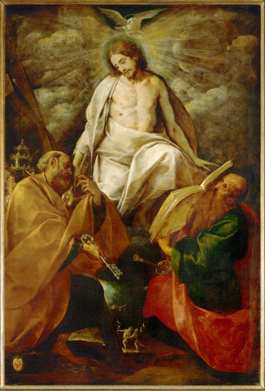 Cristo aparece aos santos Pedro e Paulo (pintura) de G.B. & Morazzone P.(1571-1626) Crespi