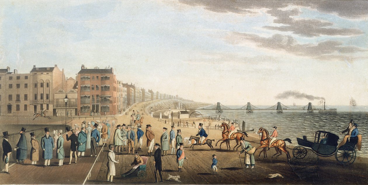 O Cadeia de Cadeia em Brighton com Personagens de G.M. Brighty