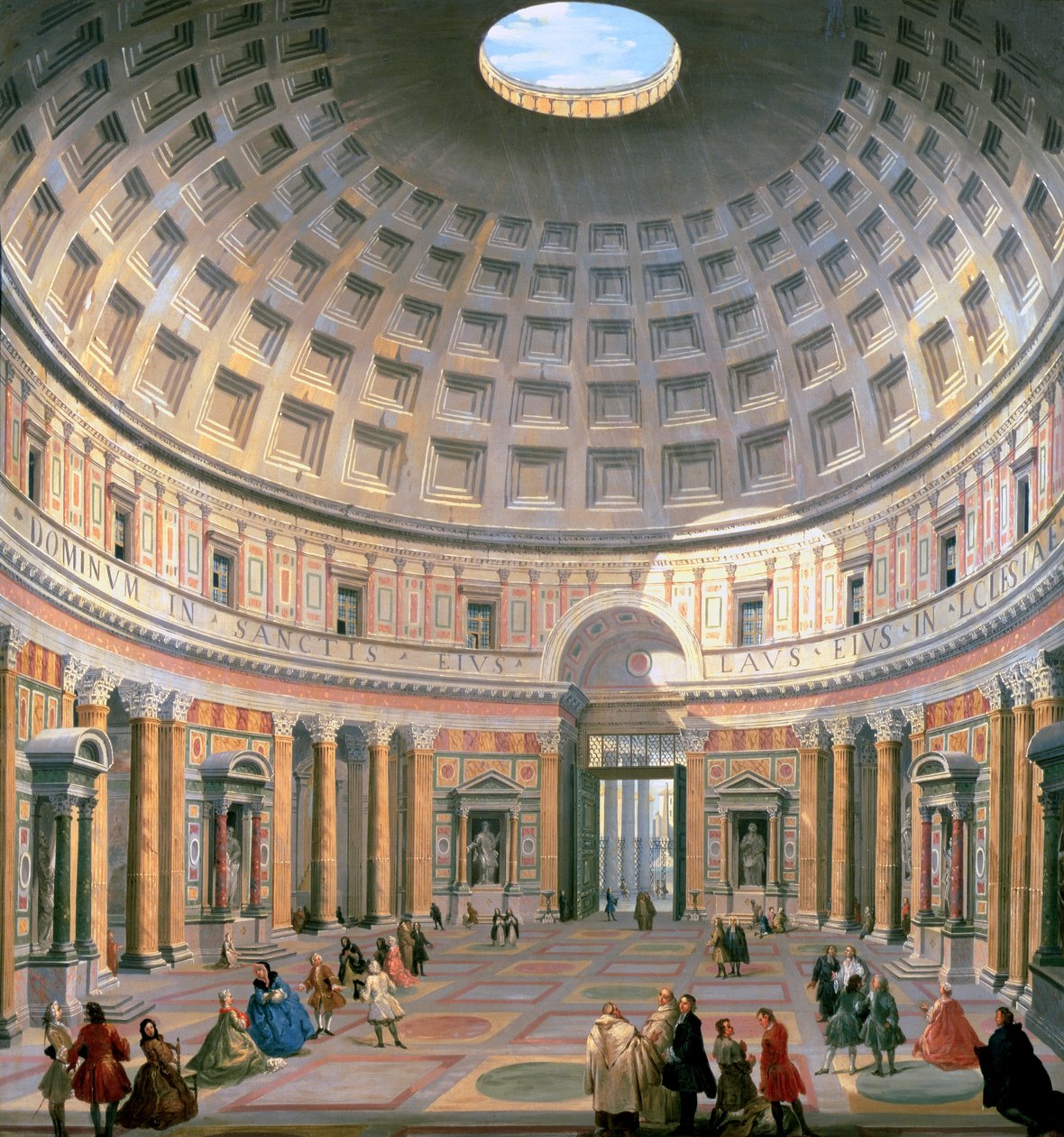 Interior do Panteão, Roma de G.P. (workshop of) Pannini or Panini