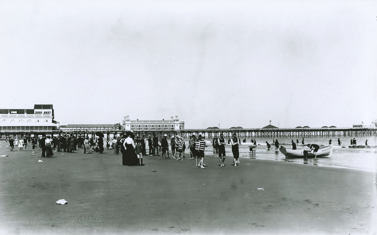 Atlantic City Beach, Nova Jersey de G.P. Hall und Sohn