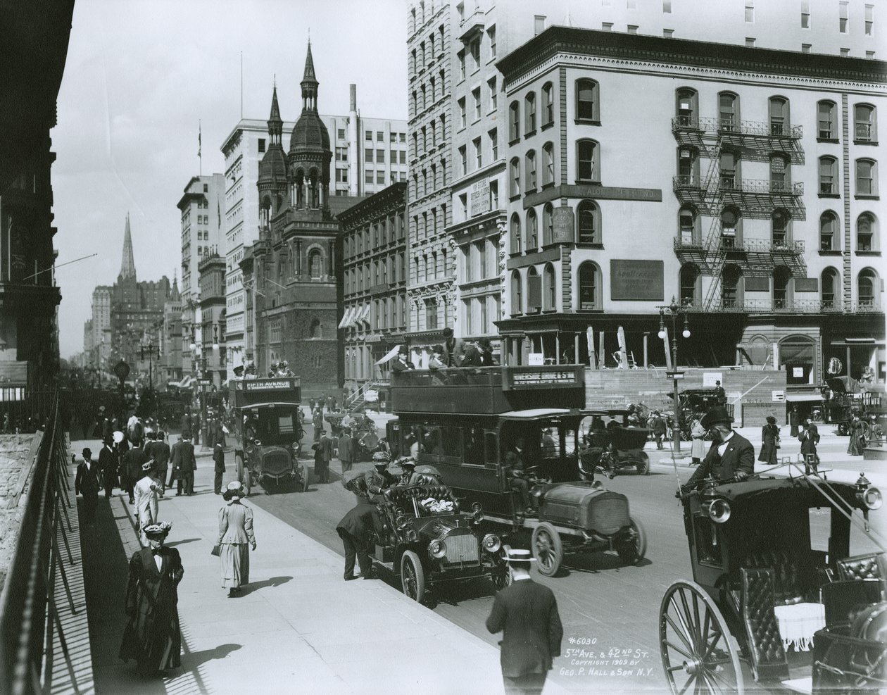 Quinta Avenida, 1909 de G.P. Hall und Sohn