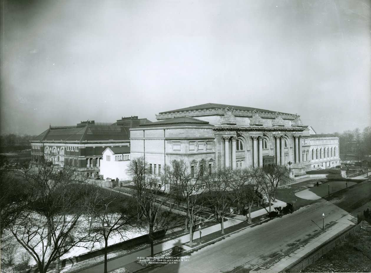 O Metropolitan Museum of Art do sudeste, Nova York, 1909 de G.P. Hall und Sohn