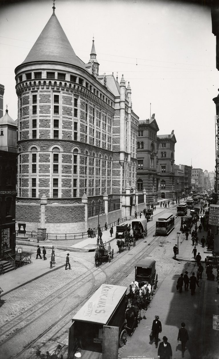 Os túmulos (prisão de Nova York) 1904 de G.P. Hall und Sohn