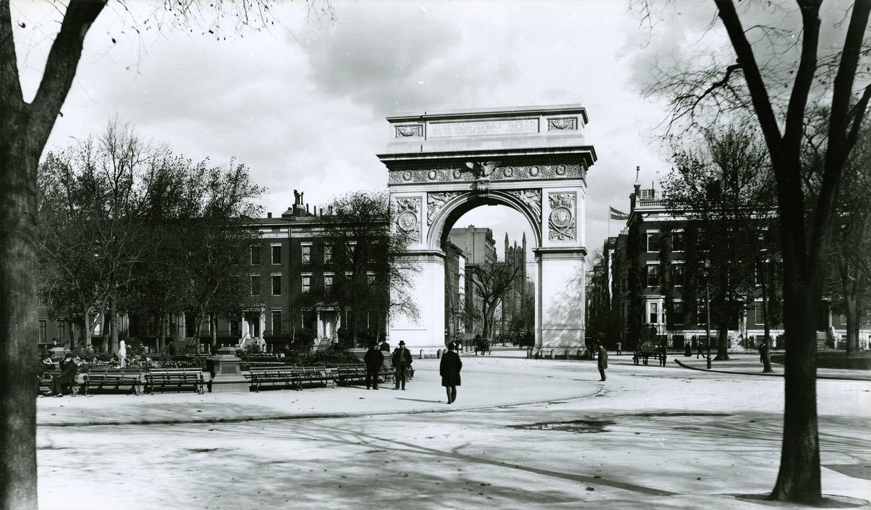Arco washington, parque quadrado washington, cidade nova iorque de G.P. Hall und Sohn