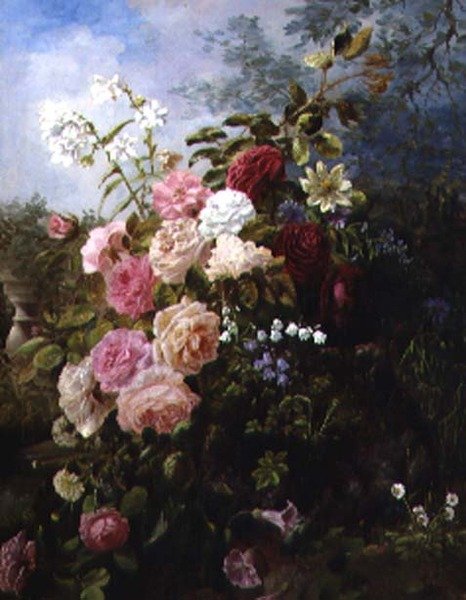 Natureza Morta com Rosas de G.R. Barr