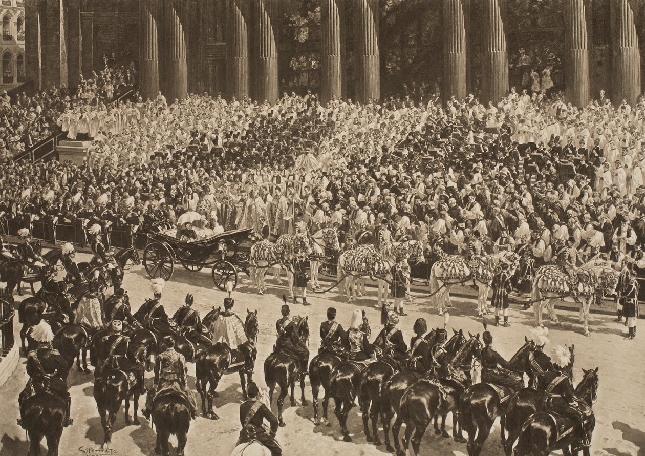 Jubileu de Diamante da Rainha Vitória, 22 de junho de 1897, de "The Illustrated London News", 1901 de G.S. Amato