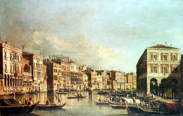 O Grande Canal, Veneza de G. (Follower of A. Canaletto) Canaletto