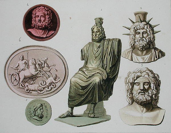 Representações de Zeus, Júpiter ou Jove, placa 51 de 