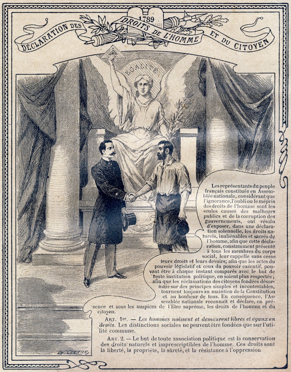 1789 : Declaração dos direitos do homem e do cidadão : L