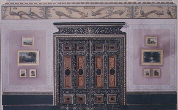 Design para o interior do No.1 Grosvenor Crescent, Londres de G. Hutchinson