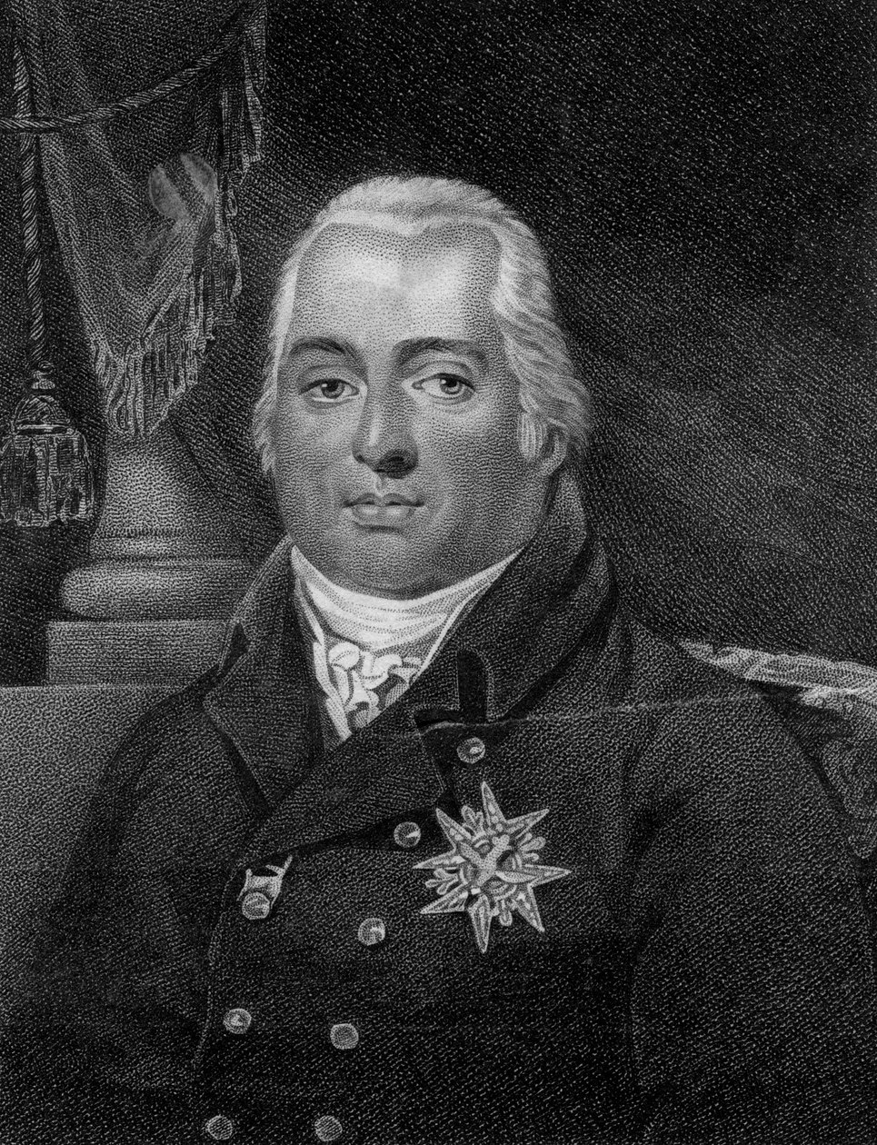 Luís XVIII, rei da França, século XIX. de G. Kellaway
