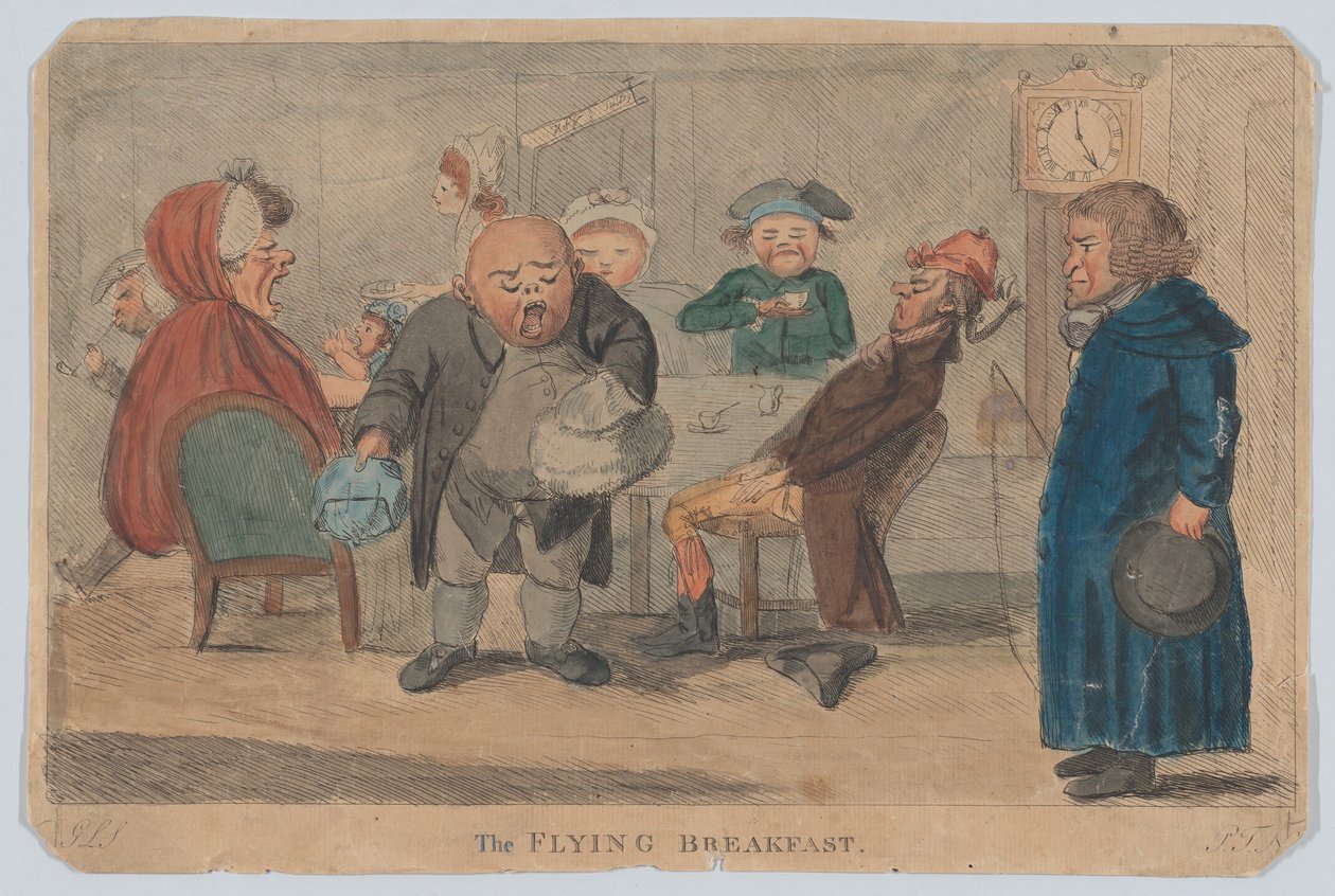O Café da Manhã Voador, ou Conteúdo de uma Carruagem Noturna, 9 de março de 1792. de G L S
