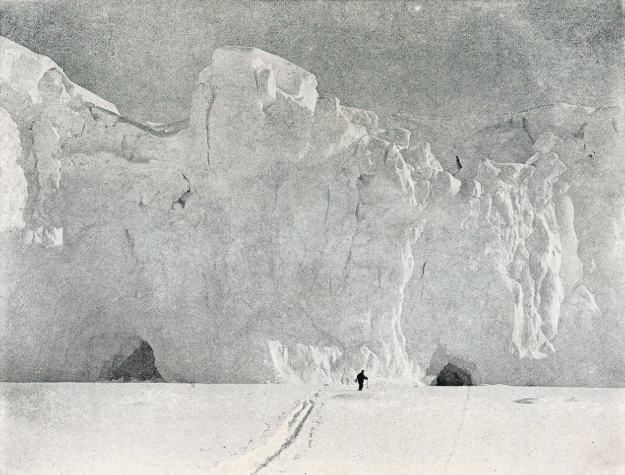 Rosto de uma geleira em Victoria Land, c1911, 1913. de G. Murray Levick