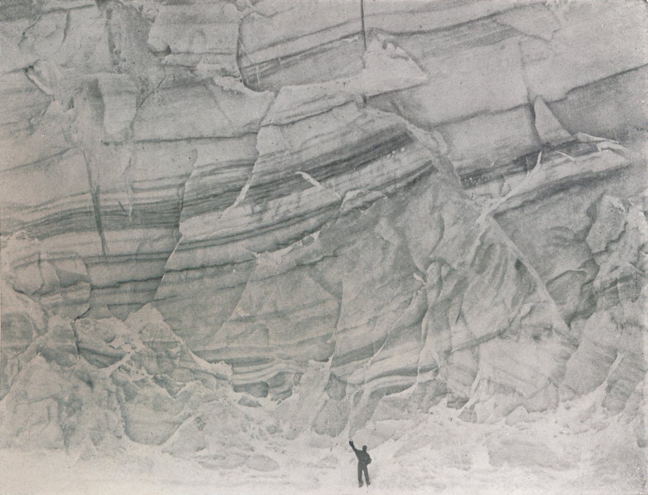 Estrutura de gelo, c1911, 1913 de G. Murray Levick