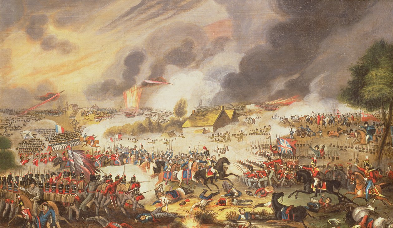 A Batalha de Waterloo, 18 de junho de 1815, 1842 de G. Newton