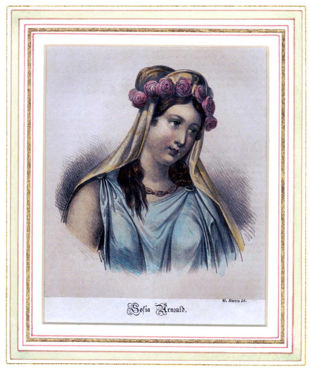 Sophie Arnould , soprano francesa de G. Riccio