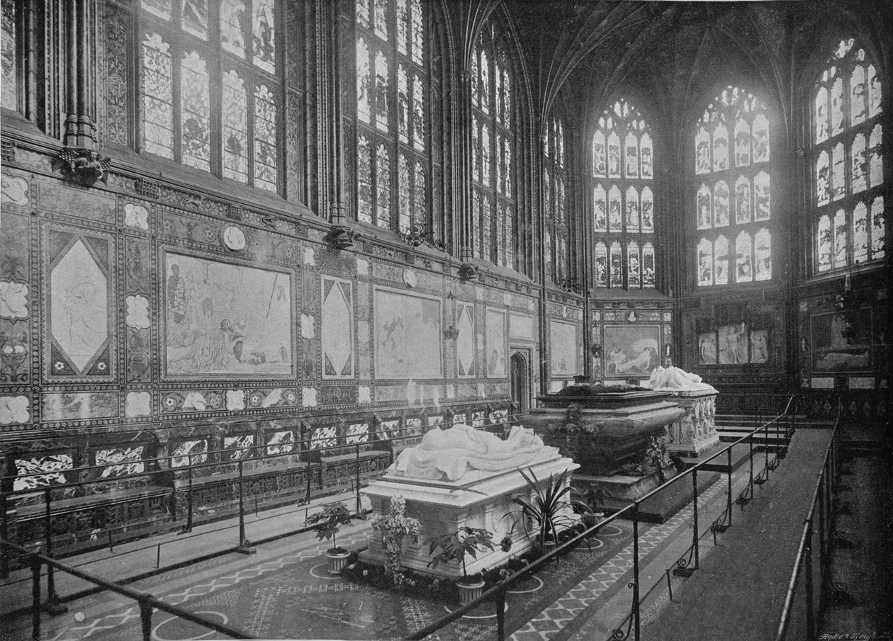 A capela do memorial de Albert, Windsor, c1896 de G. W. Wilson and Company