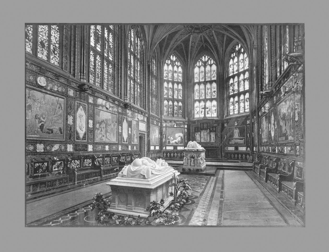A capela memorial de Albert, Windsor, c1900 de G. W. Wilson and Company