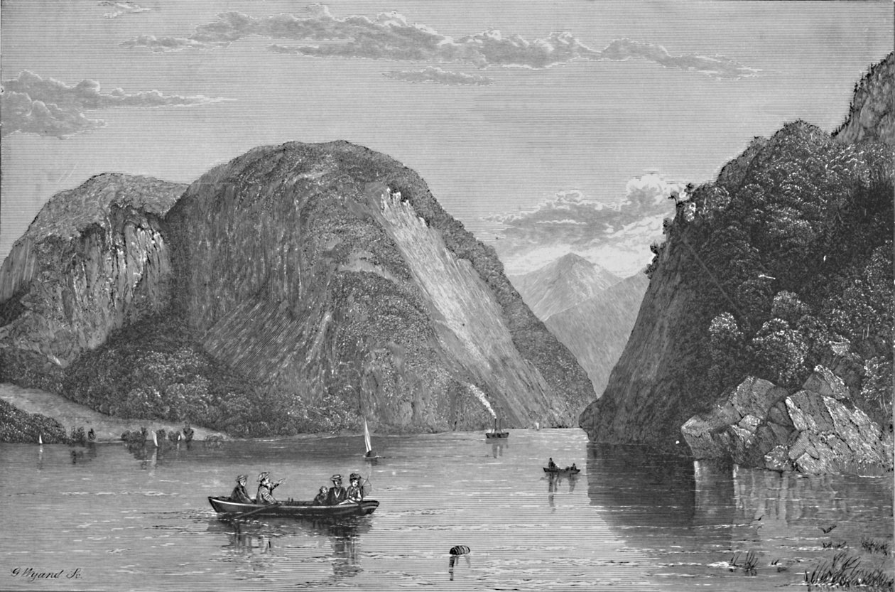 Rogers Slide, Lago George, 1838, 1883 de G. Wyand