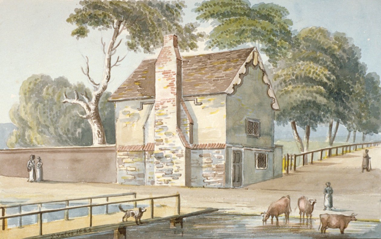 Um asilo em Carshalton, Surrey, 1826 de G Yates