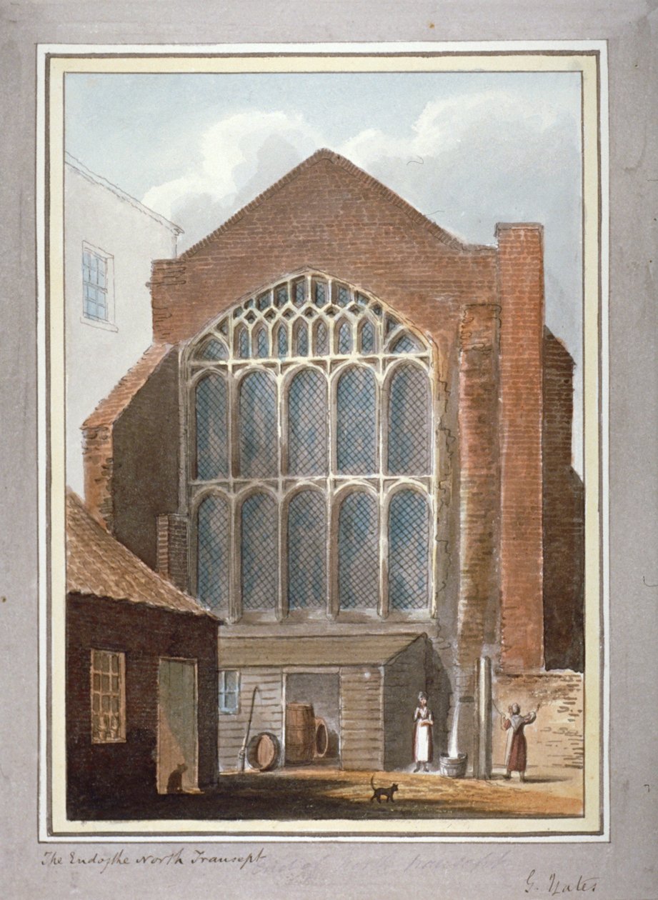 Catedral de Southwark, Londres, 1825 de G Yates