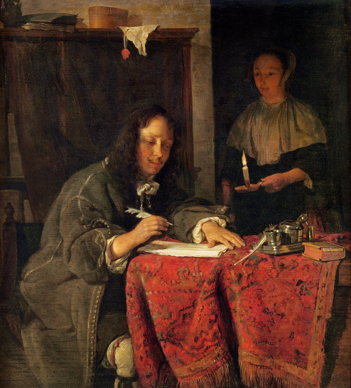 O escritor de Gabriel Metsu