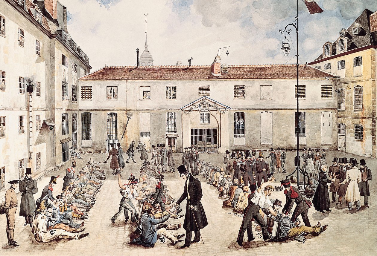 "Aguarela de Gabriel Cloquemin (finais do século XVIII/início do século XIX) Paris Musee Carnavalet de Gabriel Cloquemin