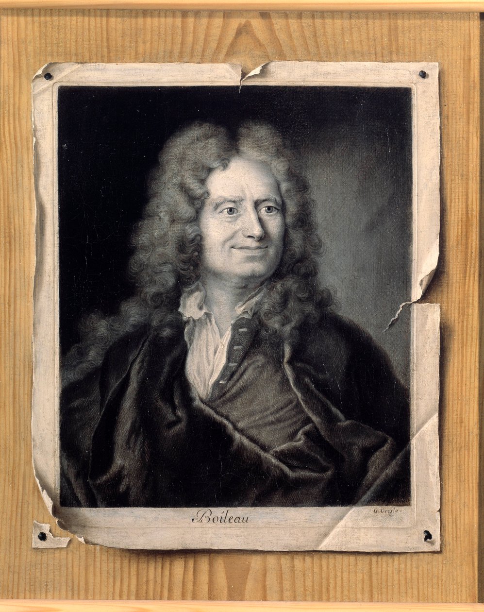 Retrato de Nicolas Boileau (1636-1711) de Gabriel Gresly