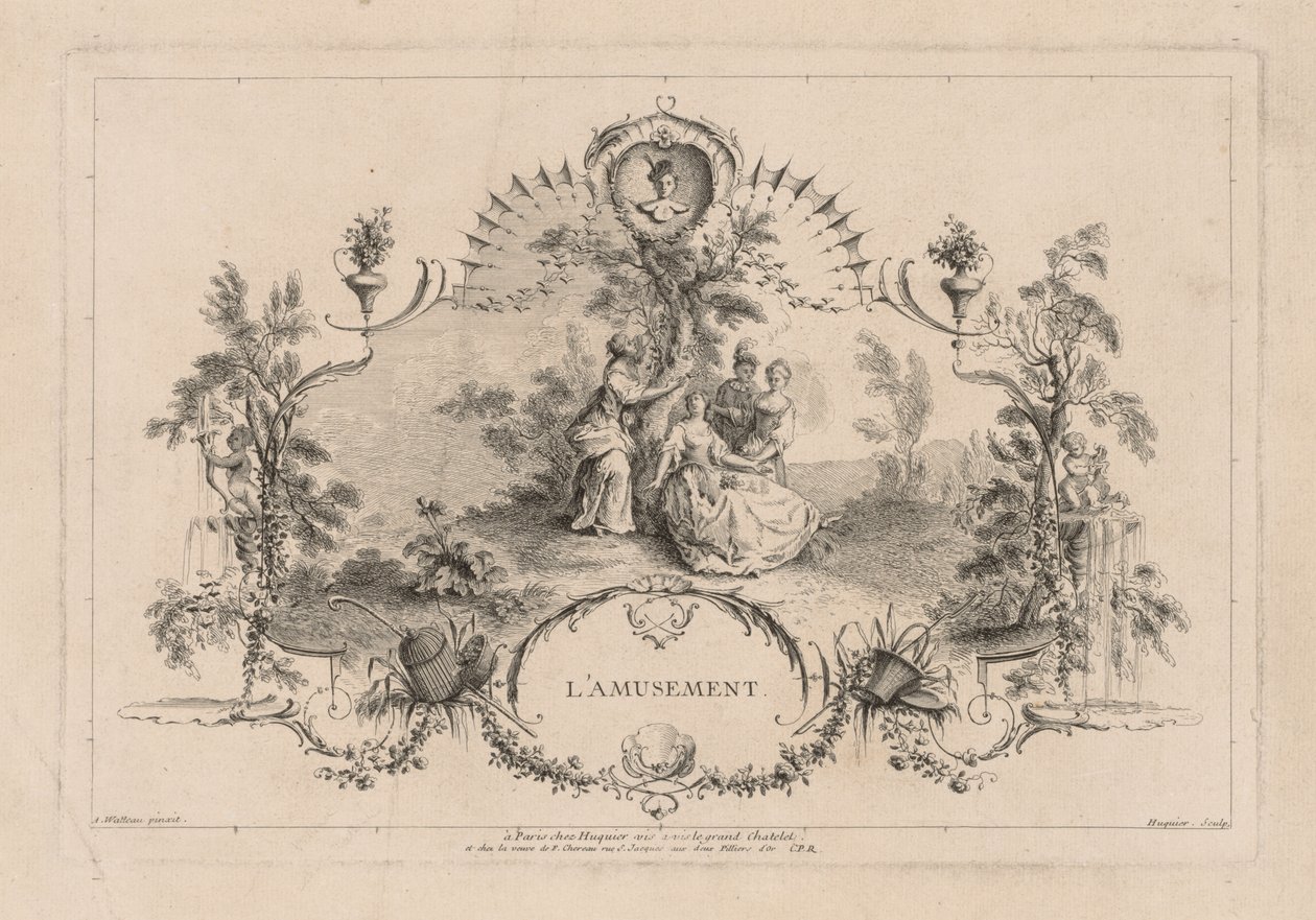 Diversão, Arabesco de Gabriel Huquier