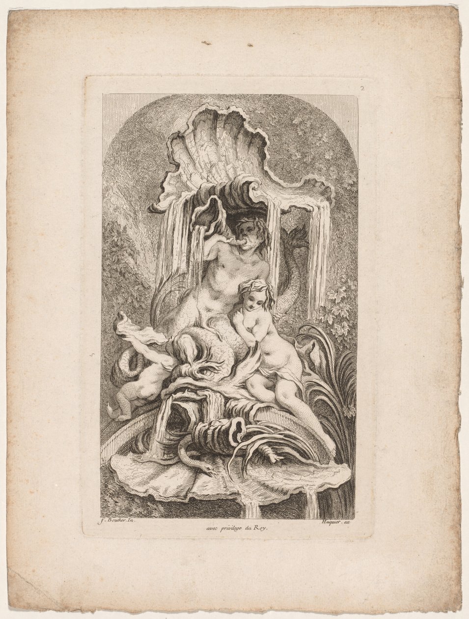 Livro das Fontes: No. 2, c. 1736 de Gabriel Huquier