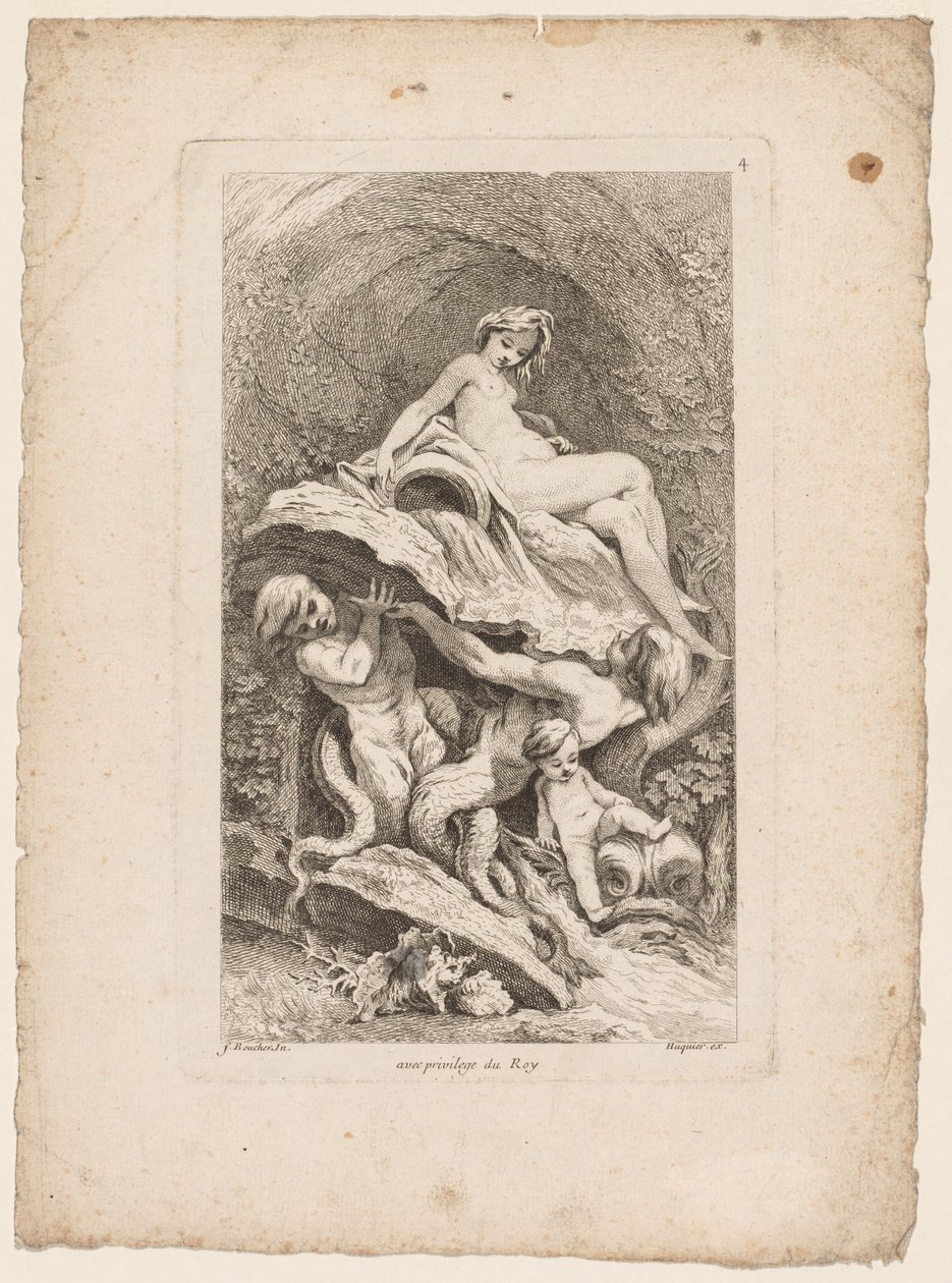 Livro das Fontes: No. 4, c. 1736 de Gabriel Huquier