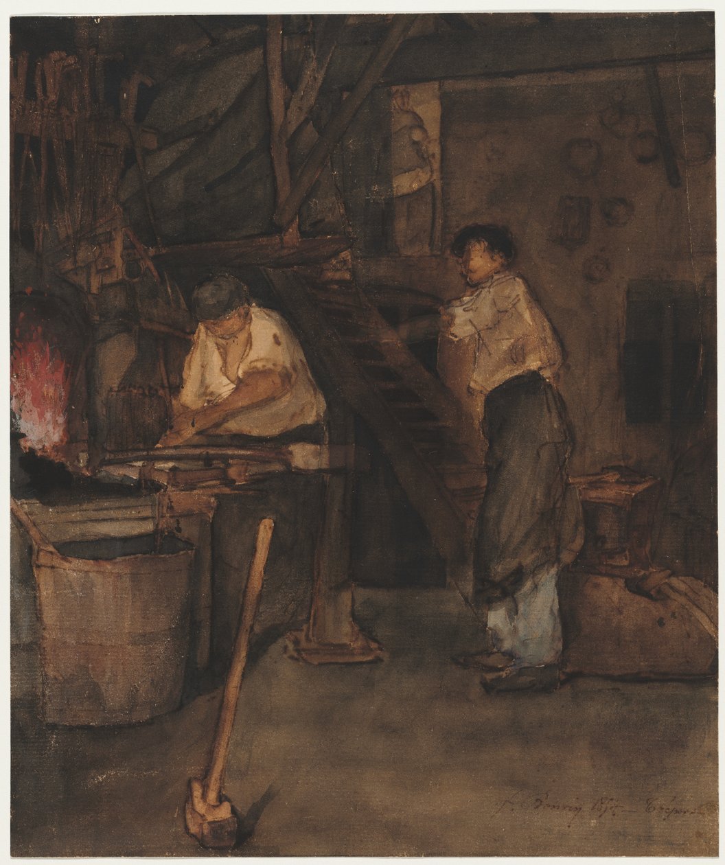 Estudo para The Blacksmith