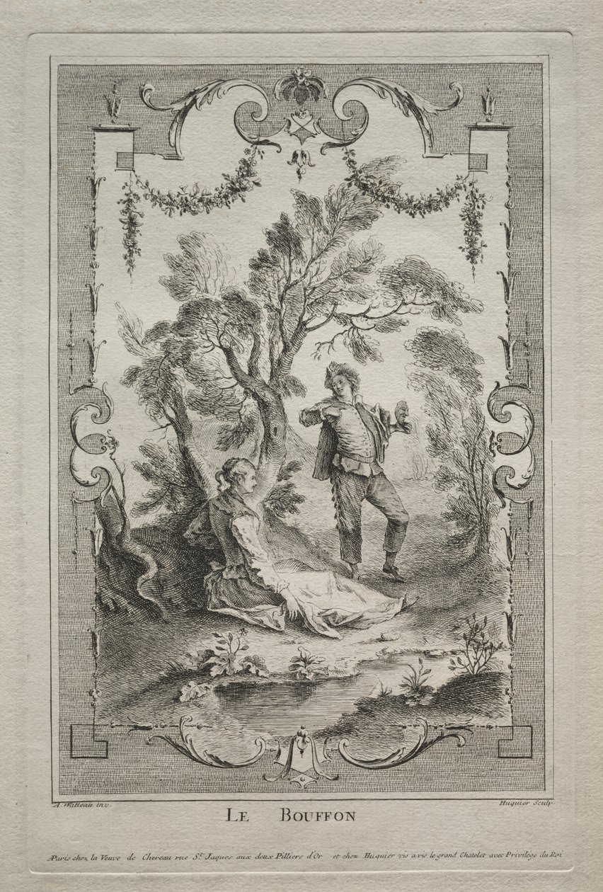 O Bufão, Arabesco de Gabriel Huquier