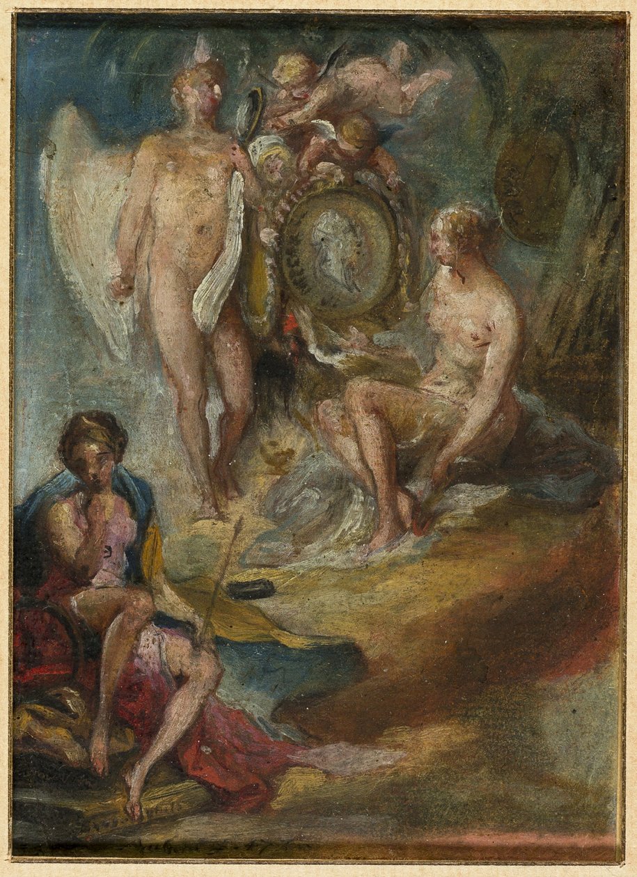 Alegoria de Gabriel Jacques de Saint Aubin