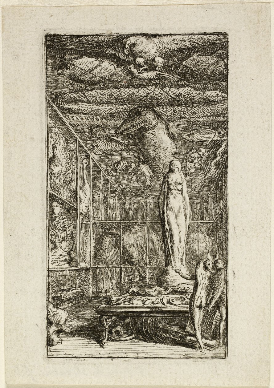 Frontispício do Almanach Historico-Physique de Gabriel Jacques de Saint Aubin