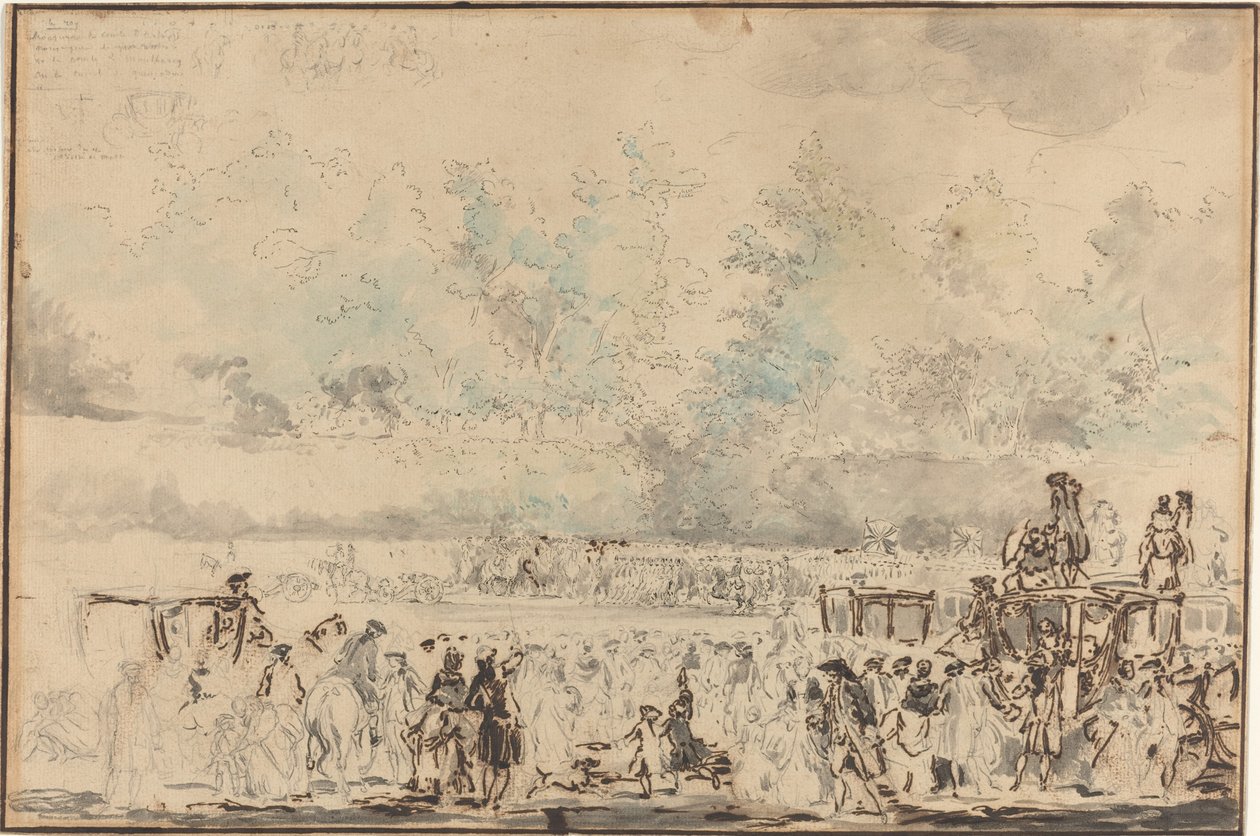 Revisão Real das Tropas de Gabriel Jacques de Saint Aubin
