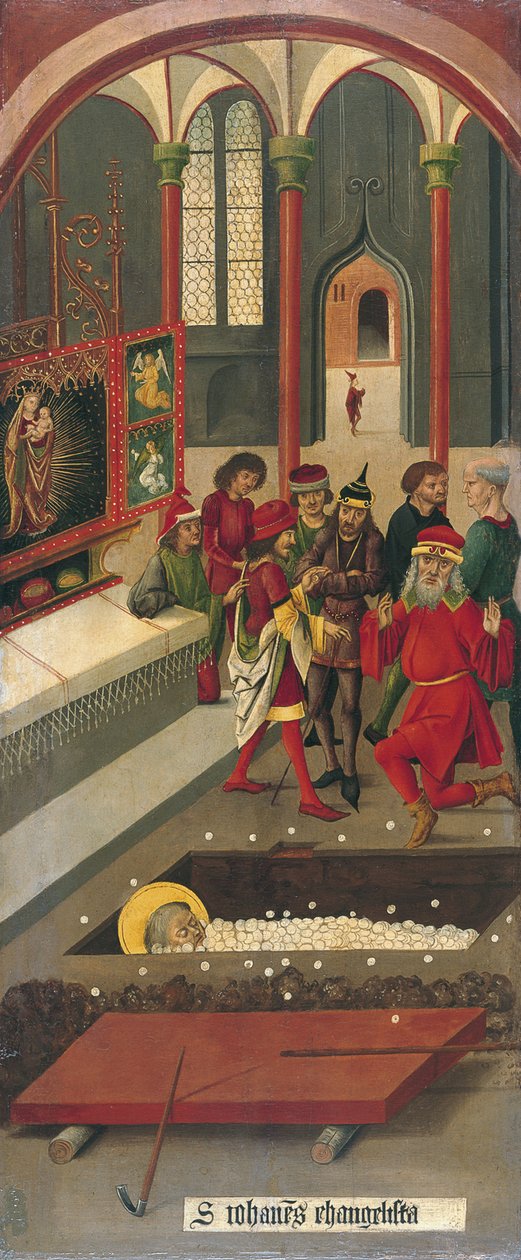 O milagre do exército no túmulo de São João, 1478 de Gabriel Mälesskircher