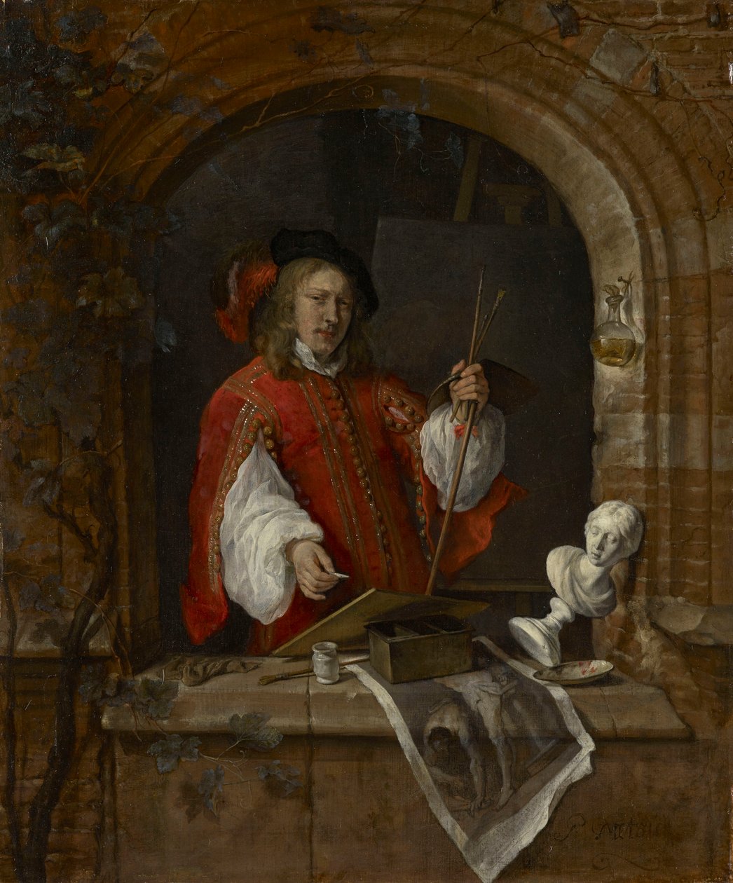 Um autorretrato de Gabriel Metsu