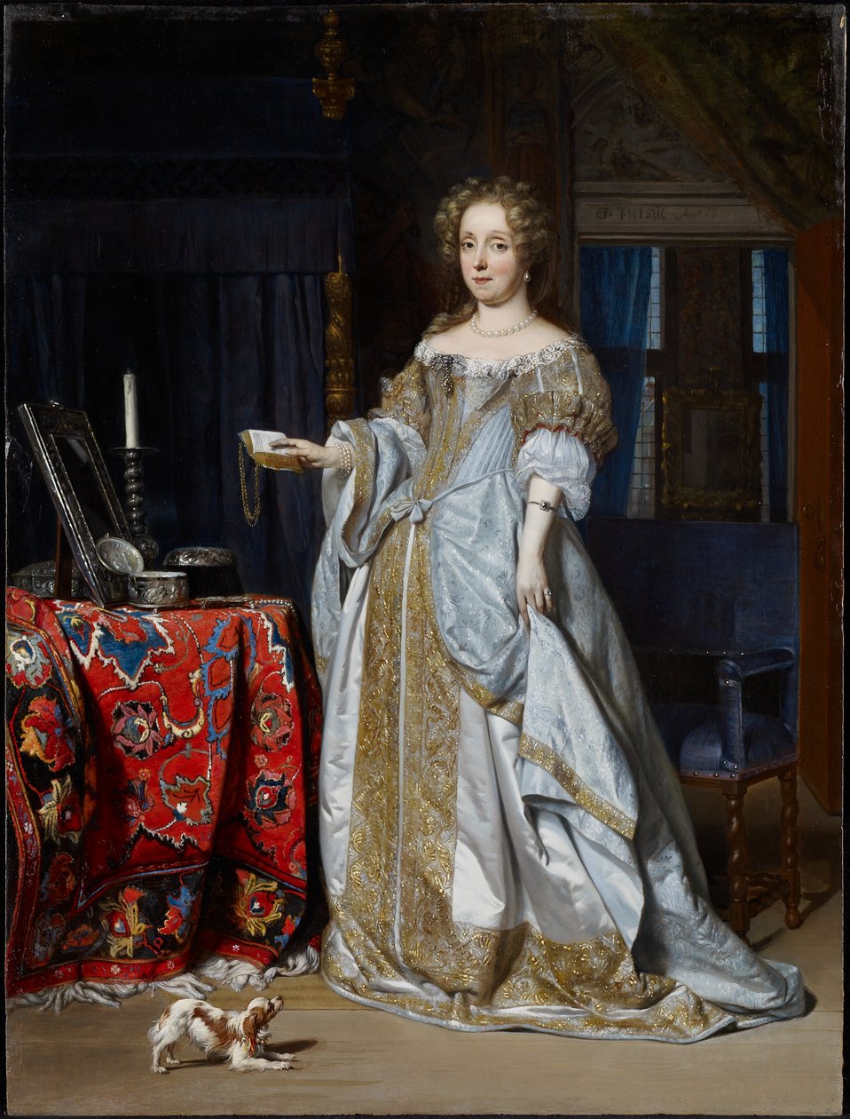 Retrato de uma senhora de Gabriel Metsu