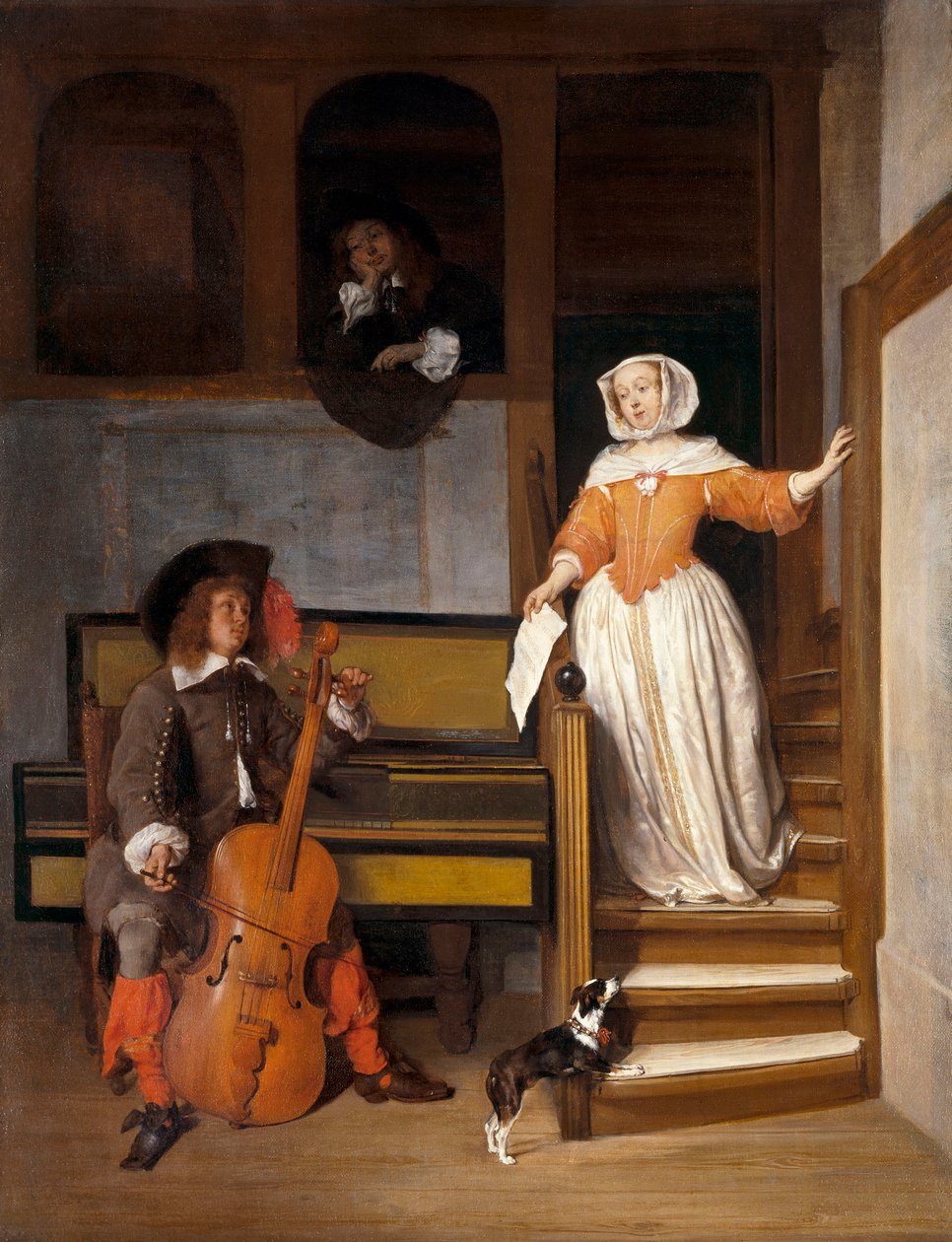 O tocador de violoncelo de Gabriel Metsu