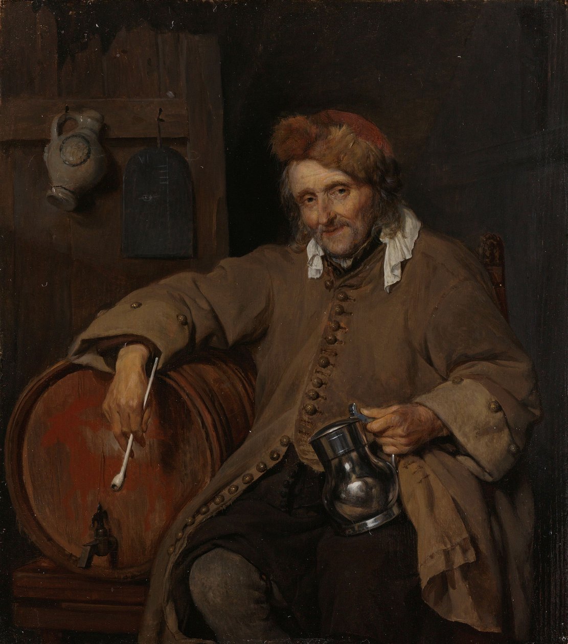 O bebedor velho, c.1661-3 de Gabriel Metsu