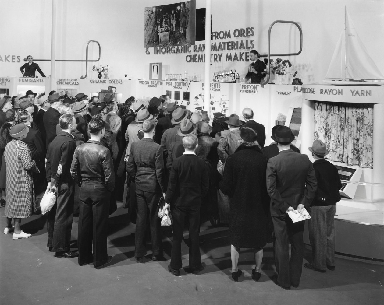 Demonstrações de produtos, Feira Mundial de Nova York, 1939 de Gabriel Moulin