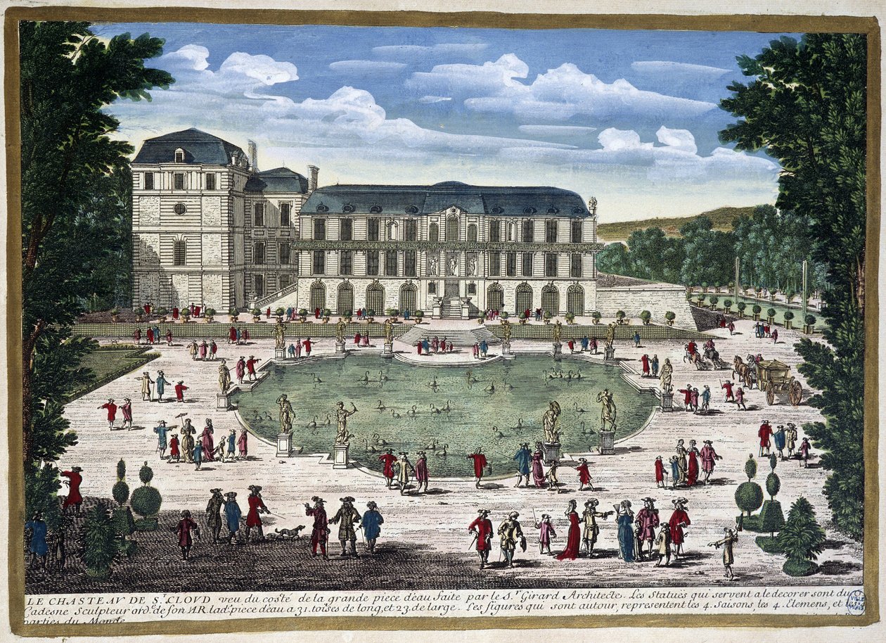 Castelo de Saint-Cloud de Gabriel Perelle
