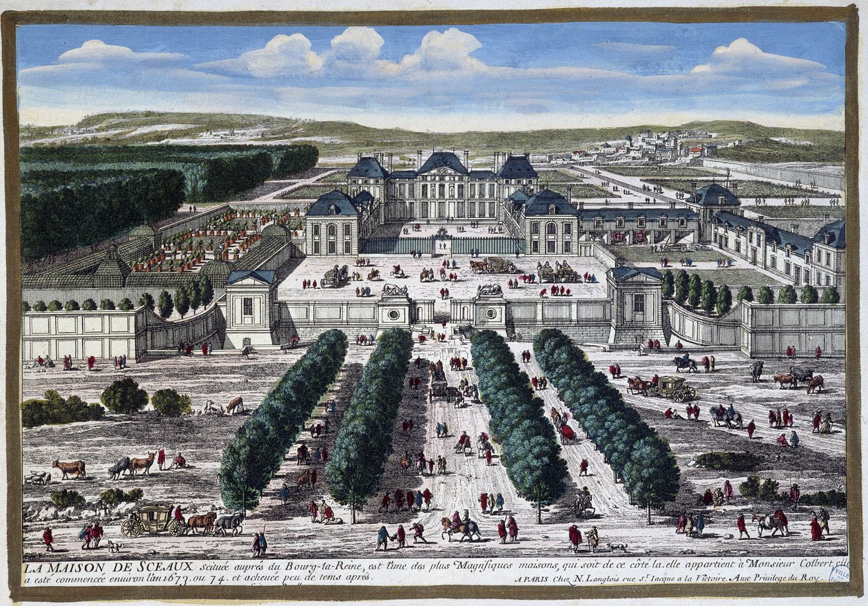 Château de Sceaux (Jardins do Nosso), de Perelle de Gabriel Perelle